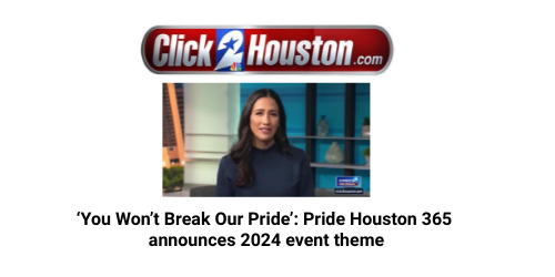 Pride Houston Theme Reveal on KPRC2
